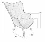 ADRIA ΜΠΕΡΖΕΡΑ L.GREY ΥΦΑΣΜΑ - ΥΦΑΣΜΑ - GREY