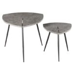 INDY SET CEMENT COLOR ΤΡΑΠΕΖΙ ΣΑΛΟΝΙΟΥ - ΞΥΛΟ/MDF - ΤΣΙΜΕΝΤΟ