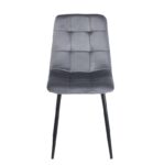 OSCAR GREY VELVET ΥΦΑΣΜΑ ΚΑΡΕΚΛΑ ΜΕΤΑΛΛΙΚΗ - ΜΕΤΑΛΛΟ/ΥΦΑΣΜΑ - GREY