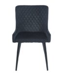 VANESA BLACK VELVET ΥΦΑΣΜΑ ΚΑΡΕΚΛΑ ΜΕΤΑΛΛΙΚΗ - ΜΕΤΑΛΛΟ/VELVET - BLACK