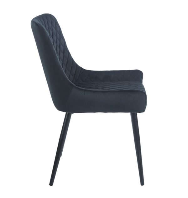 VANESA BLACK VELVET ΥΦΑΣΜΑ ΚΑΡΕΚΛΑ ΜΕΤΑΛΛΙΚΗ - ΜΕΤΑΛΛΟ/VELVET - BLACK