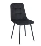 OSCAR BLACK VELVET ΥΦΑΣΜΑ ΚΑΡΕΚΛΑ ΜΕΤΑΛΛΙΚΗ - ΜΕΤΑΛΛΟ/ΥΦΑΣΜΑ - BLACK