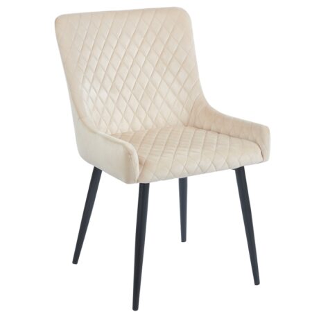 VANESA BEIGE VELVET ΥΦΑΣΜΑ ΚΑΡΕΚΛΑ ΜΕΤΑΛΛΙΚΗ - ΜΕΤΑΛΛΟ/VELVET - BEIGE