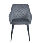 SIENA GREY VELVET ΥΦΑΣΜΑ ΠΟΛΥΘΡΟΝΑ ΜΕΤΑΛΛΙΚΗ - ΜΕΤΑΛΛΟ/VELVET - GREY