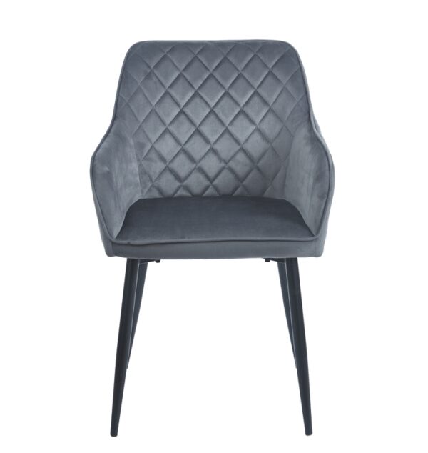 SIENA GREY VELVET ΥΦΑΣΜΑ ΠΟΛΥΘΡΟΝΑ ΜΕΤΑΛΛΙΚΗ - ΜΕΤΑΛΛΟ/VELVET - GREY