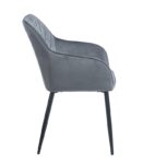 SIENA GREY VELVET ΥΦΑΣΜΑ ΠΟΛΥΘΡΟΝΑ ΜΕΤΑΛΛΙΚΗ - ΜΕΤΑΛΛΟ/VELVET - GREY