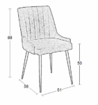 MEGAN L. BEIGE ΥΦΑΣΜΑ ΚΑΡΕΚΛΑ ΜΕΤΑΛΛΙΚΗ - ΜΕΤΑΛΛΟ/ΥΦΑΣΜΑ - BEIGE