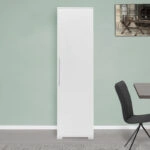 Στήλη Diamond1  λευκό gloss 50x35x187εκ