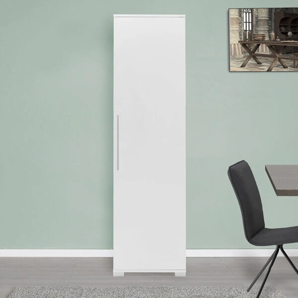 Στήλη Diamond1  λευκό gloss 50x35x187εκ