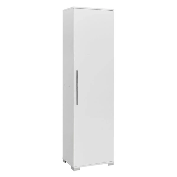 Στήλη Diamond1  λευκό gloss 50x35x187εκ