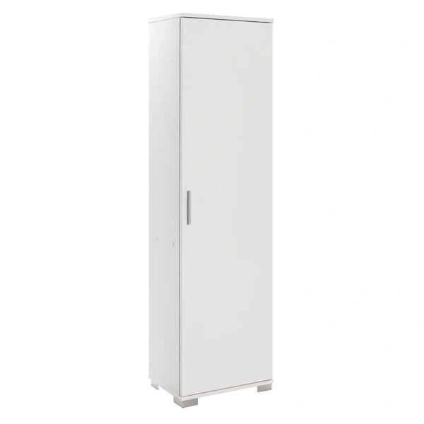 Ντουλάπι-στήλη Chad1  λευκό gloss 45x32x169εκ