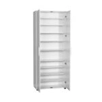 Παπουτσοθήκη-ντουλάπα Rafin  σε λευκή απόχρωση 76x36x187εκ