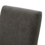 Καρέκλα Ditta  ανθρακί ύφασμα - πόδια ξύλο μασίφ wenge