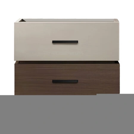 Κομοδίνο Sonlen mdf σε καρυδί-μπεζ απόχρωση 60x40x44.5εκ