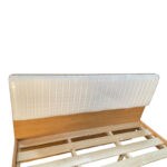 Κρεβάτι Akva  διπλό mdf σε φυσική απόχρωση 150x200εκ