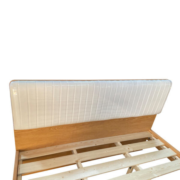 Κρεβάτι Akva  διπλό mdf σε φυσική απόχρωση 150x200εκ