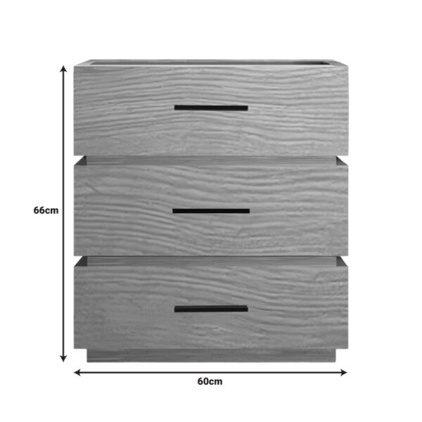 Κομοδίνο Sonlen  mdf σε oak απόχρωση 60x40x66εκ