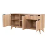 Μπουφές Hamea  mdf σε φυσική απόχρωση 150x39,5x73εκ