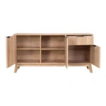 Μπουφές Hamea  mdf σε φυσική απόχρωση 150x39,5x73εκ
