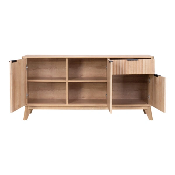 Μπουφές Hamea  mdf σε φυσική απόχρωση 150x39,5x73εκ