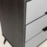 SPECCHIO ΣΥΡΤΑΡΙΕΡΑ 6ΣΥΡΤΑΡΙΑ ΜΑΥΡΟ OAK ΚΑΘΡΕΠΤΗΣ 120x39xH80cm