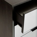 SPECCHIO ΣΥΡΤΑΡΙΕΡΑ 6ΣΥΡΤΑΡΙΑ ΜΑΥΡΟ OAK ΚΑΘΡΕΠΤΗΣ 120x39xH80cm