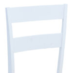 Καρέκλα York  σε λευκή-φυσική απόχρωση 39.5x47.5x89εκ