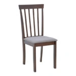 Tραπεζαρία επεκτεινόμενη Mabor-Houston  ξύλο σε καρυδί απόχρωση 120-150x80x73,8εκ