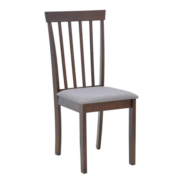 Tραπεζαρία επεκτεινόμενη Mabor-Houston  ξύλο σε καρυδί απόχρωση 120-150x80x73,8εκ