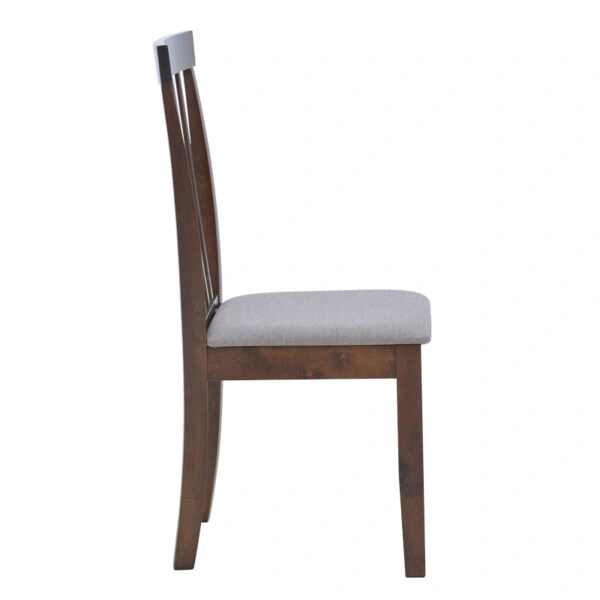 Tραπεζαρία επεκτεινόμενη Mabor-Houston  ξύλο σε καρυδί απόχρωση 120-150x80x73,8εκ