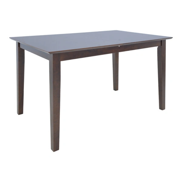 Tραπεζαρία επεκτεινόμενη Mabor-Houston  ξύλο σε καρυδί απόχρωση 120-150x80x73,8εκ