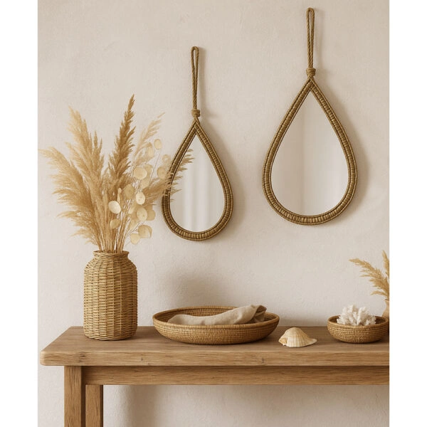 TEAR ΚΑΘΡΕΠΤΗΣ ΤΟΙΧΟΥ ΦΥΣΙΚΟ 26x4xH39,5cm