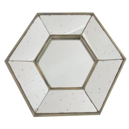 Artekko Dorthea MDF Πολυγωνικός Καθρέπτης Τοίχου