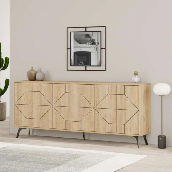 Μπουφές Dune  σε φυσική απόχρωση 181x35x77.4εκ