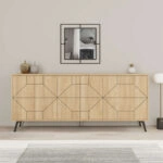 Μπουφές Dune  σε φυσική απόχρωση 181x35x77.4εκ