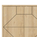 Μπουφές Dune  σε φυσική απόχρωση 181x35x77.4εκ