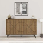 Μπουφές Dune  σε καρυδί απόχρωση 123x35x77.4εκ