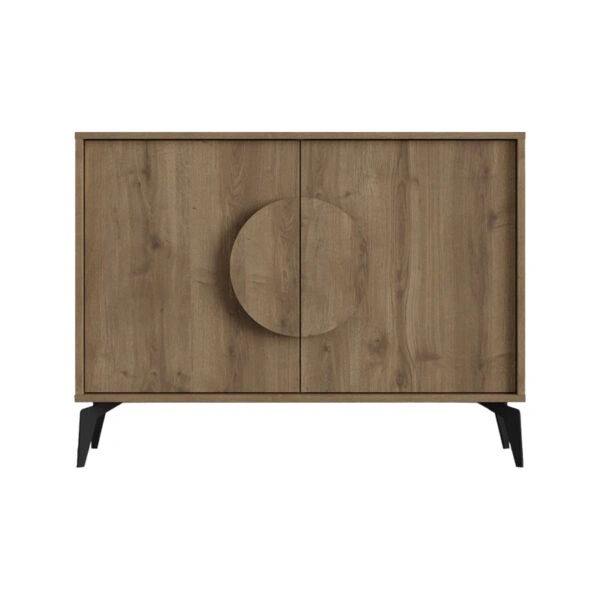 Μπουφές Gora  σε απόχρωση ανοιχτό καρυδί 110x35.6x82εκ