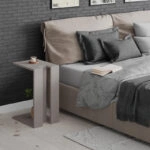 Βοηθητικό τραπέζι Muju  σε μόκα απόχρωση 40x30x57εκ