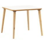 Παιδικό τραπεζάκι Jerry  λευκό-φυσικό 50x50x43εκ