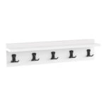 Κρεμάστρα Mec  μελαμίνη σε λευκή απόχρωση 80x9.5x18εκ