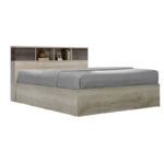 Κρεβάτι OLYMPUS  σε χρώμα castilo oak 140x200εκ