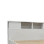 Κρεβάτι OLYMPUS σε λευκή απόχρωση 140x200εκ