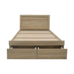 Κρεβάτι Olympus  με συρτάρι σε sonoma απόχρωση 100x200εκ