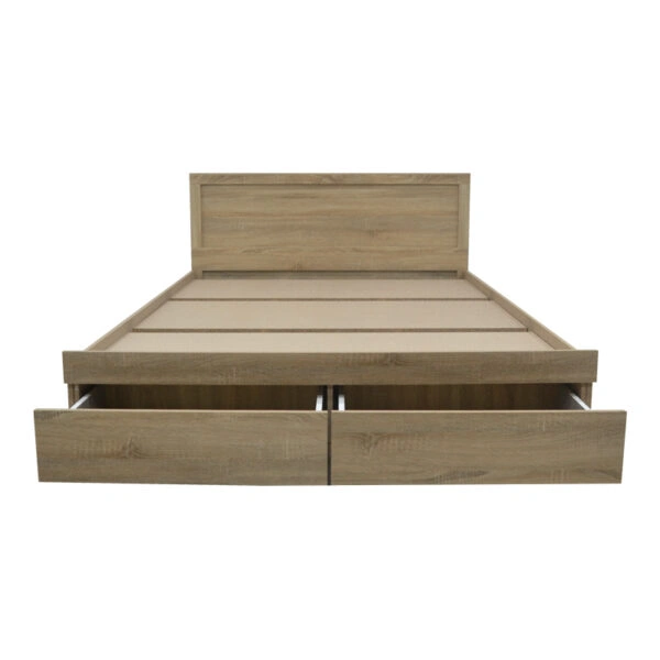 Κρεβάτι Olympus με συρτάρι σε sonoma απόχρωση 150x200εκ