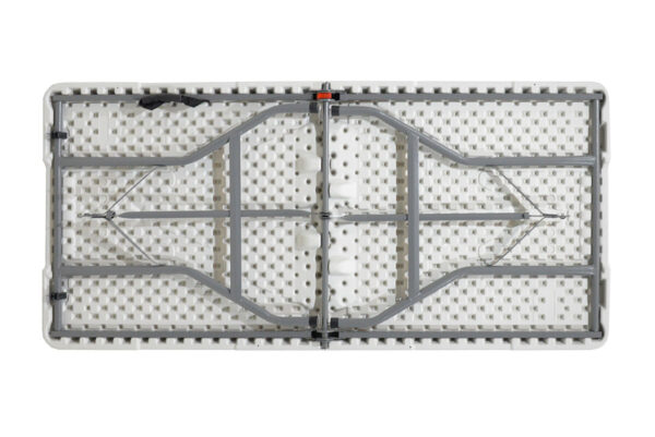 Τραπέζι catering Rodeo πτυσσόμενο-βαλίτσα λευκό 152x70x74εκ