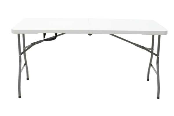 Τραπέζι catering Rodeo πτυσσόμενο-βαλίτσα λευκό 152x70x74εκ