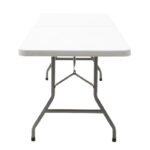 Τραπέζι catering Rodeo πτυσσόμενο-βαλίτσα λευκό 152x70x74εκ