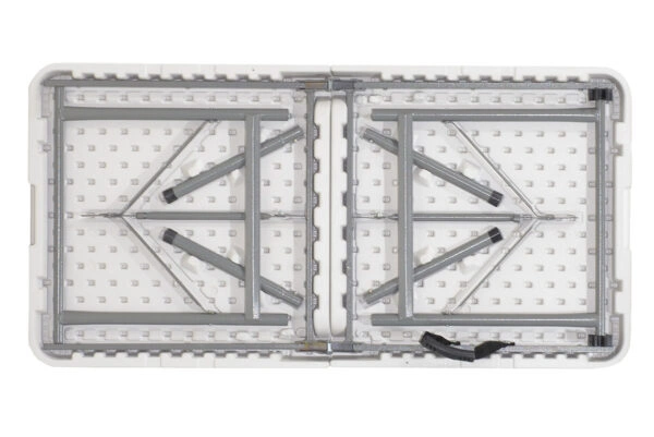 Τραπέζι catering Rodeo πτυσσόμενο-βαλίτσα λευκό 122x60x74εκ