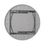 Τραπέζι μονοκόμματο catering-συνεδρίου Comfort  λευκό στρόγγυλο Φ150x74εκ